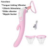 Sucking Vibrator Blowjob Tongue Licking supcionador clitoral Stimulator Telescopic Dildo Vibrator Vagina Sex Toy for Women